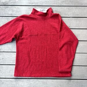Item 133 Vintage Red Boston Club sweater size L, wool